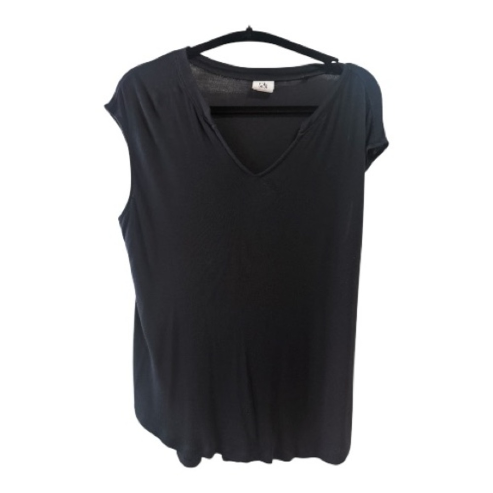 CAbi Elegant Black Blouse